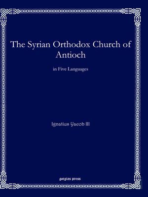 cover image of The Syrian Orthodox Church of Antioch